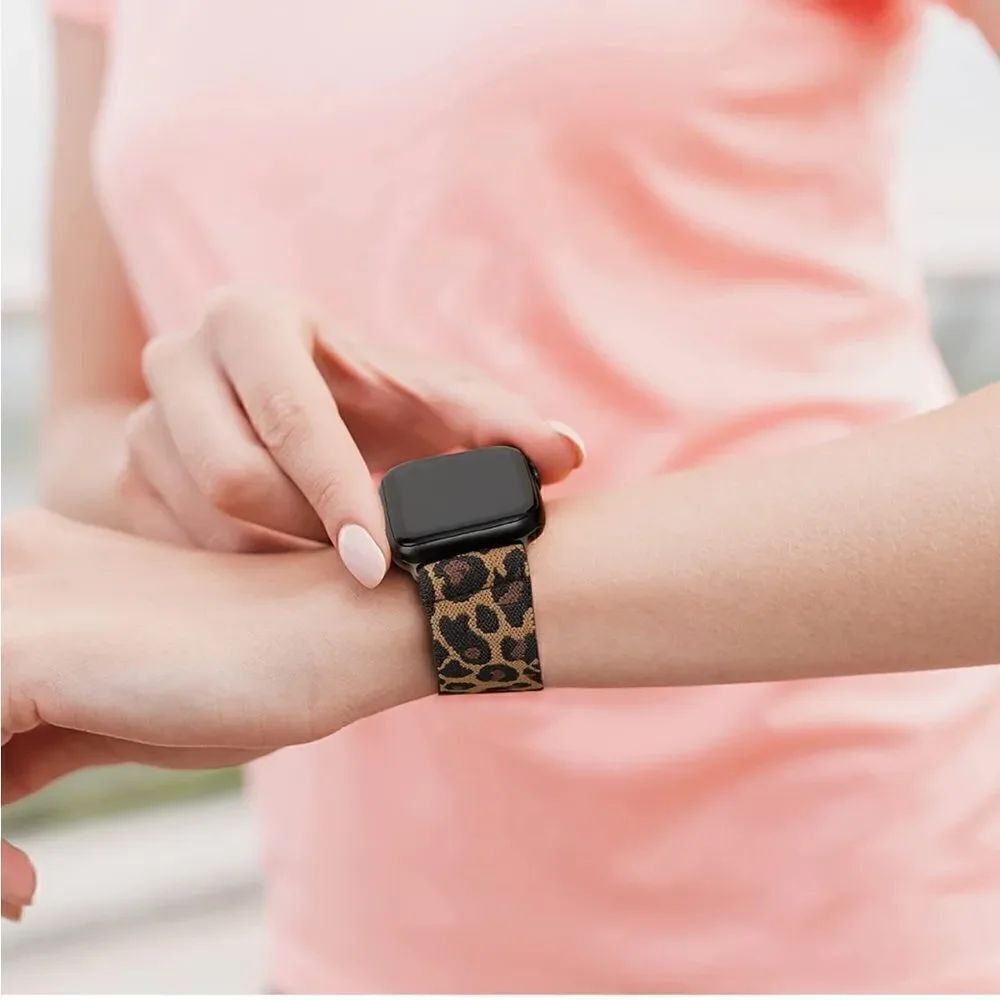 Leopard Stretchy Loop Band for Apple Watch - Picture 4 of 4